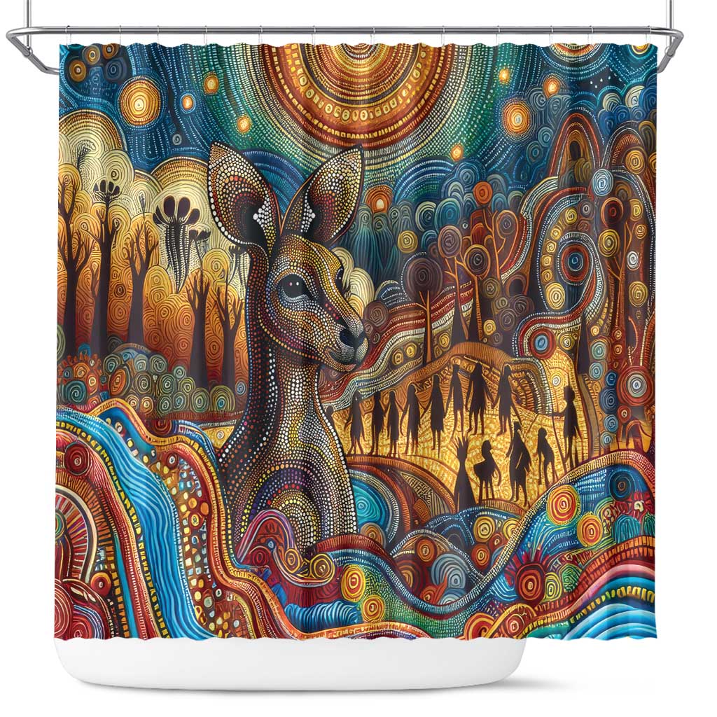 Aboriginal Dreamtime Stories Land Shower Curtain