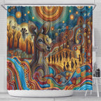 Aboriginal Dreamtime Stories Land Shower Curtain