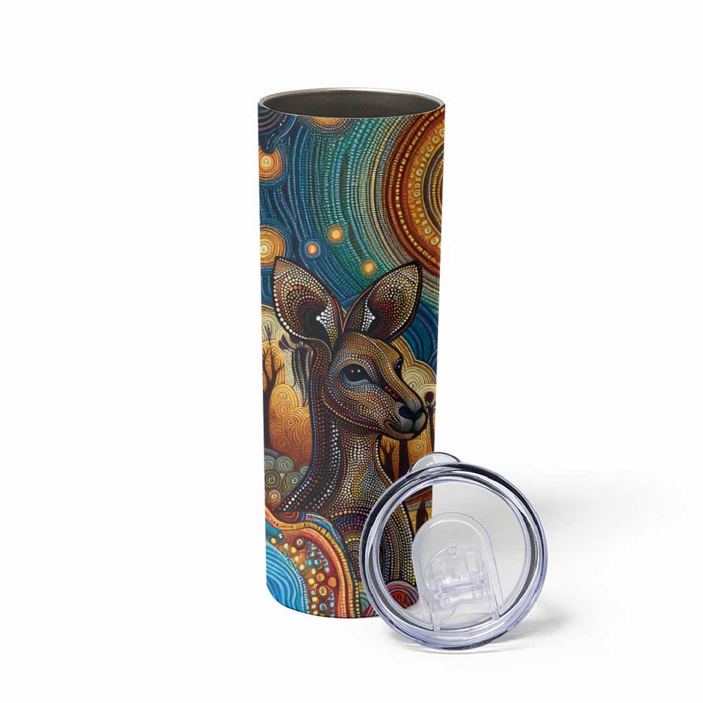 Aboriginal Dreamtime Stories Land Skinny Tumbler