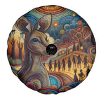 Aboriginal Dreamtime Stories Land Spare Tire Cover