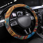 Aboriginal Dreamtime Stories Land Steering Wheel Cover
