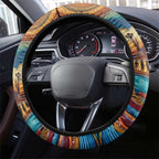 Aboriginal Dreamtime Stories Land Steering Wheel Cover