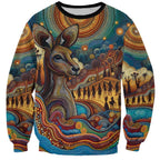 Aboriginal Dreamtime Stories Land Sweatshirt