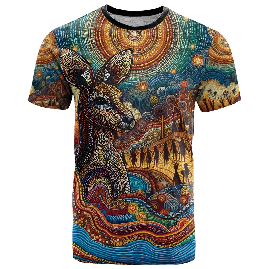 Aboriginal Dreamtime Stories Land T Shirt