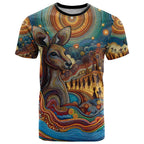 Aboriginal Dreamtime Stories Land T Shirt