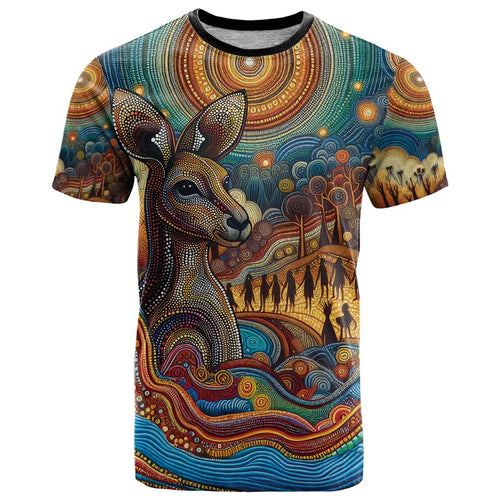 Aboriginal Dreamtime Stories Land T Shirt