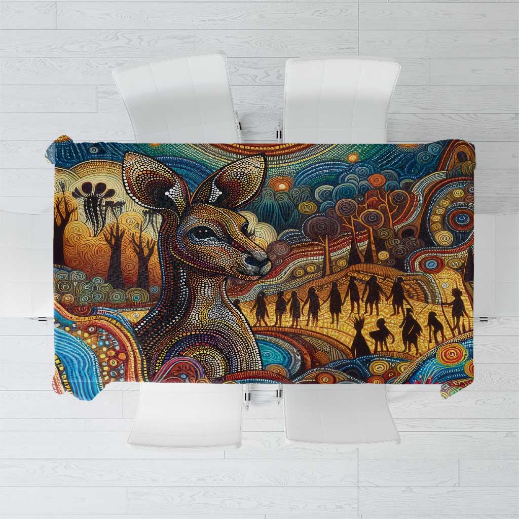 Aboriginal Dreamtime Stories Land Tablecloth