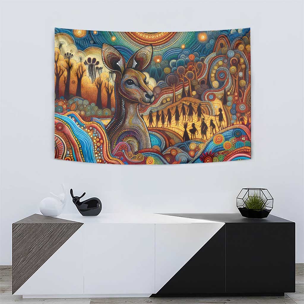 Aboriginal Dreamtime Stories Land Tapestry