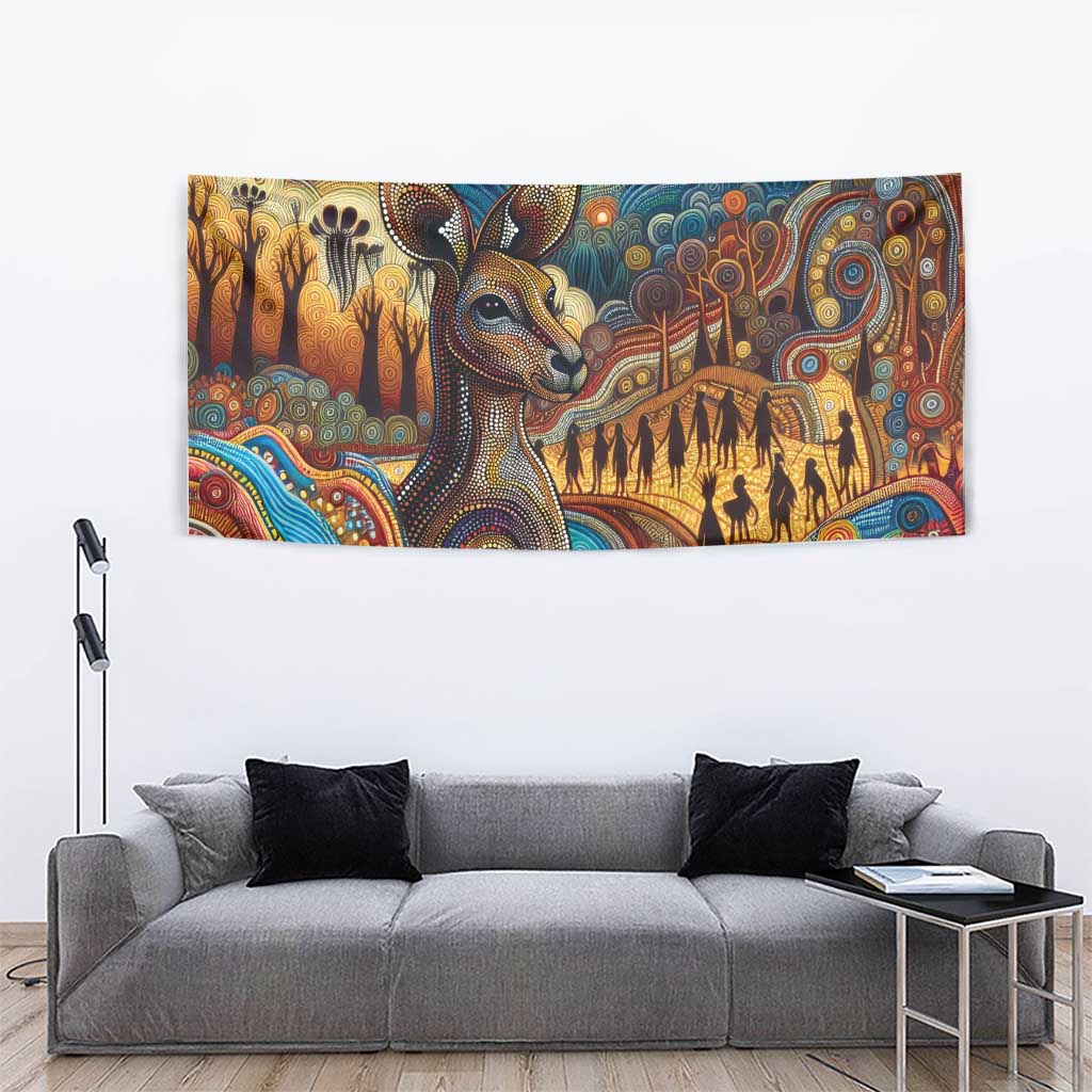 Aboriginal Dreamtime Stories Land Tapestry