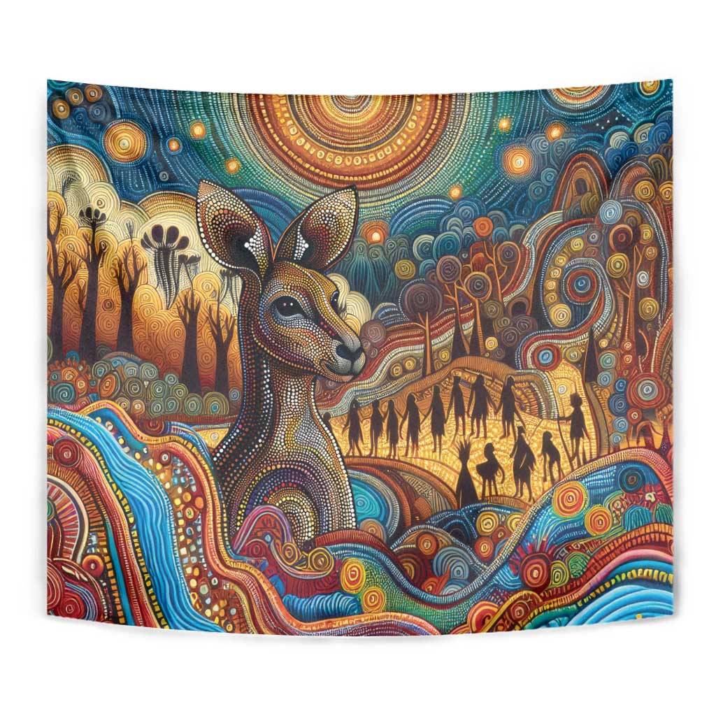 Aboriginal Dreamtime Stories Land Tapestry