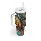 Aboriginal Dreamtime Stories Land Tumbler With Handle