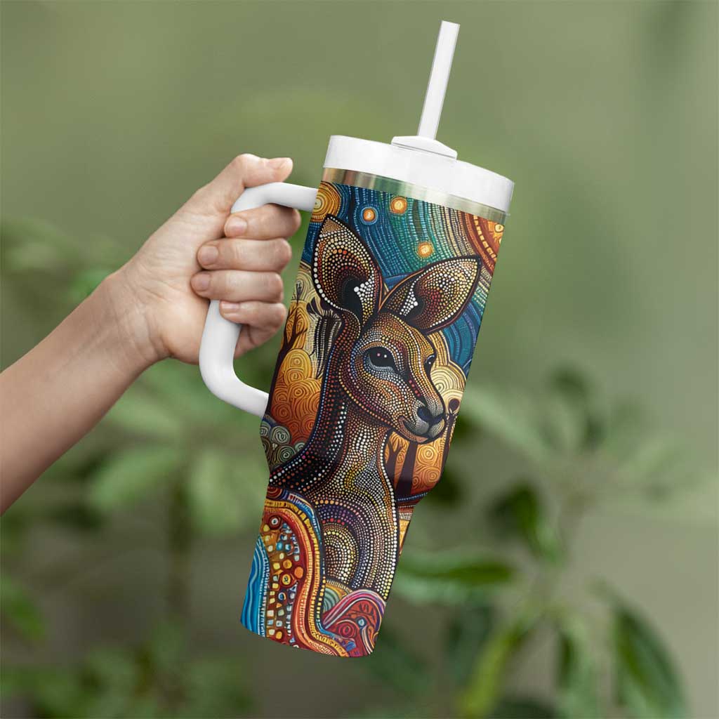 Aboriginal Dreamtime Stories Land Tumbler With Handle