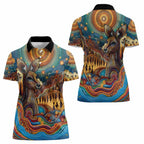 Aboriginal Dreamtime Stories Land Women Polo Shirt