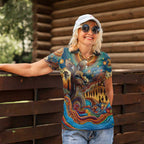 Aboriginal Dreamtime Stories Land Women Polo Shirt