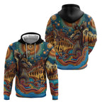 Aboriginal Dreamtime Stories Land Zip Hoodie