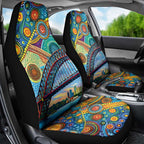 Australian Sydney Harbour Bridge Car Seat Cover Aboriginal Dot Art