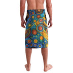 Australian Sydney Harbour Bridge Lavalava Aboriginal Dot Art