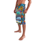 Australian Sydney Harbour Bridge Lavalava Aboriginal Dot Art
