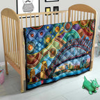Australian Sydney Harbour Bridge Quilt Aboriginal Dot Art