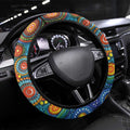 Australian Sydney Harbour Bridge Steering Wheel Cover Aboriginal Dot Art