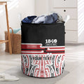 Personalised Toitu Te Tiriti Aotearoa 1840 Laundry Basket Red Kowhaiwhai Puhoro - Aussie Hoodie