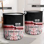 Personalised Toitu Te Tiriti Aotearoa 1840 Laundry Basket Red Kowhaiwhai Puhoro - Aussie Hoodie