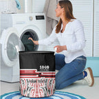 Personalised Toitu Te Tiriti Aotearoa 1840 Laundry Basket Red Kowhaiwhai Puhoro - Aussie Hoodie