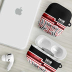 Personalised Toitu Te Tiriti Aotearoa 1840 AirPods Case Red Kowhaiwhai Puhoro - Aussie Hoodie