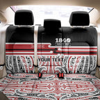 Personalised Toitu Te Tiriti Aotearoa 1840 Back Car Seat Cover Red Kowhaiwhai Puhoro - Aussie Hoodie