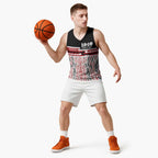 Personalised Toitu Te Tiriti Aotearoa 1840 Basketball Jersey Red Kowhaiwhai Puhoro - Aussie Hoodie
