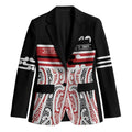 Personalised Toitu Te Tiriti Aotearoa 1840 Blazer Red Kowhaiwhai Puhoro - Aussie Hoodie