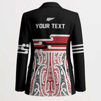 Personalised Toitu Te Tiriti Aotearoa 1840 Blazer Red Kowhaiwhai Puhoro - Aussie Hoodie