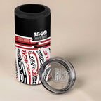 Personalised Toitu Te Tiriti Aotearoa 1840 4 in 1 Can Cooler Tumbler Red Kowhaiwhai Puhoro - Aussie Hoodie