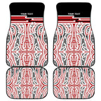 Personalised Toitu Te Tiriti Aotearoa 1840 Car Mats Red Kowhaiwhai Puhoro - Aussie Hoodie