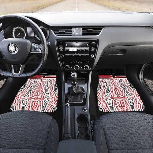 Personalised Toitu Te Tiriti Aotearoa 1840 Car Mats Red Kowhaiwhai Puhoro - Aussie Hoodie