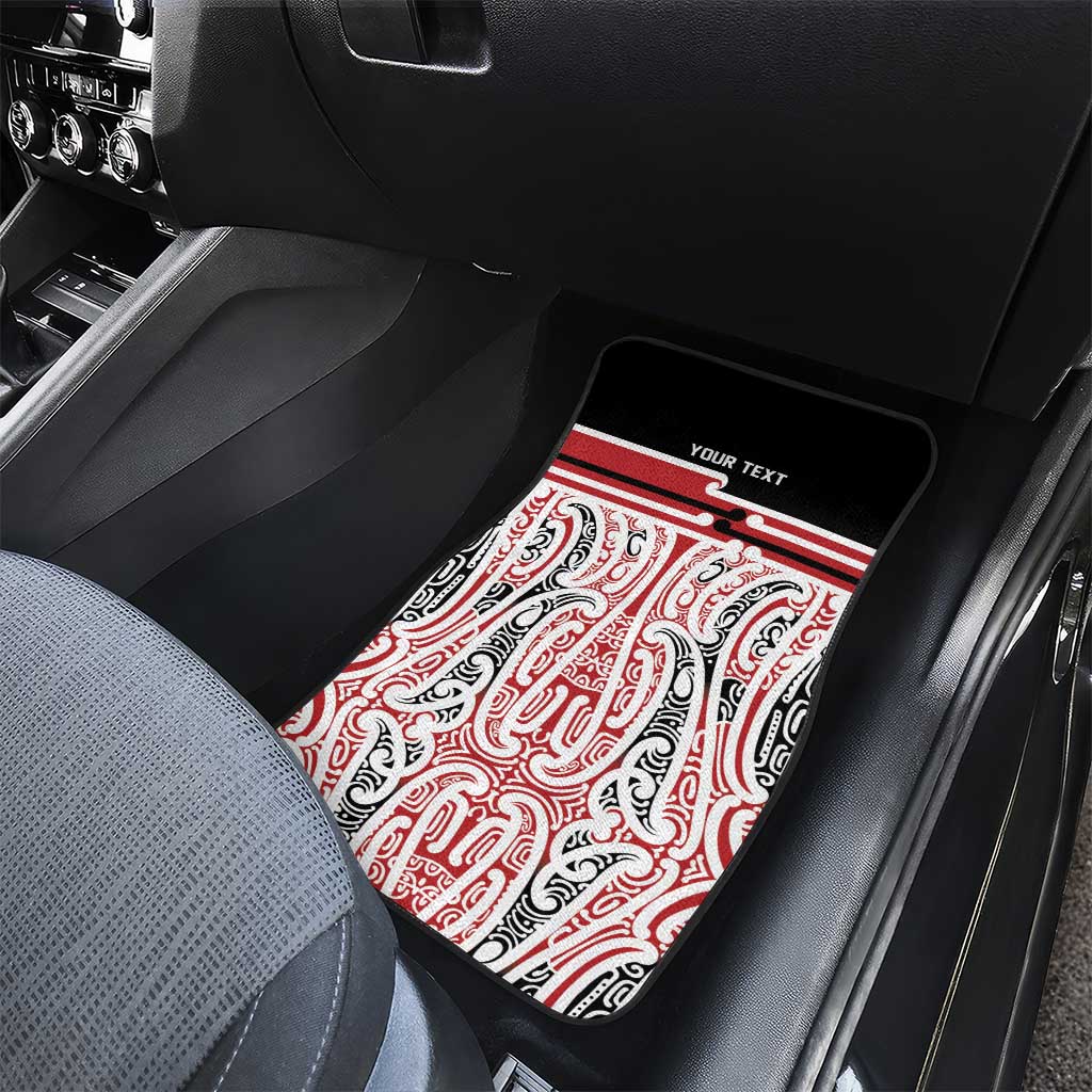 Personalised Toitu Te Tiriti Aotearoa 1840 Car Mats Red Kowhaiwhai Puhoro - Aussie Hoodie