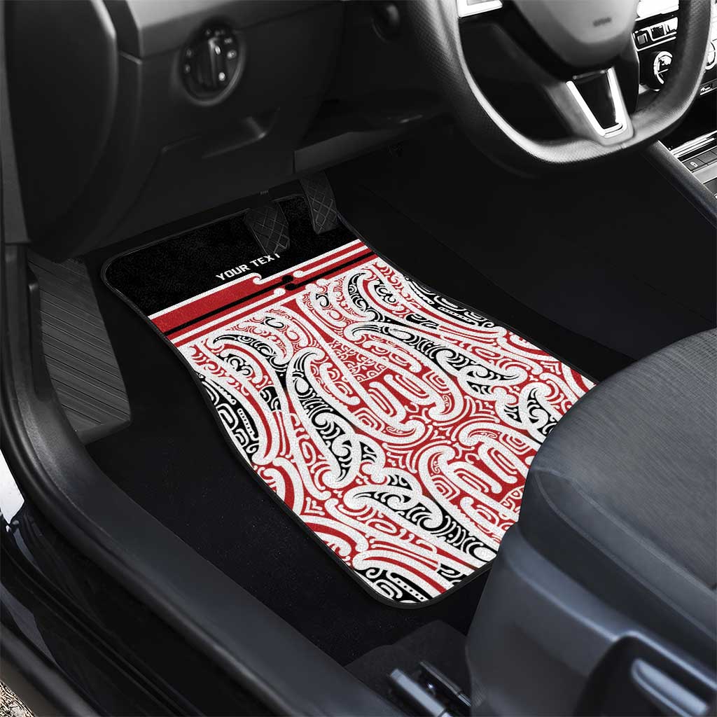 Personalised Toitu Te Tiriti Aotearoa 1840 Car Mats Red Kowhaiwhai Puhoro - Aussie Hoodie