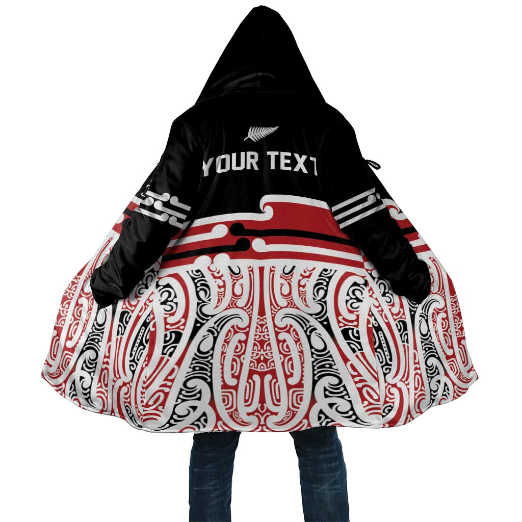 Personalised Toitu Te Tiriti Aotearoa 1840 Cloak Red Kowhaiwhai Puhoro - Aussie Hoodie