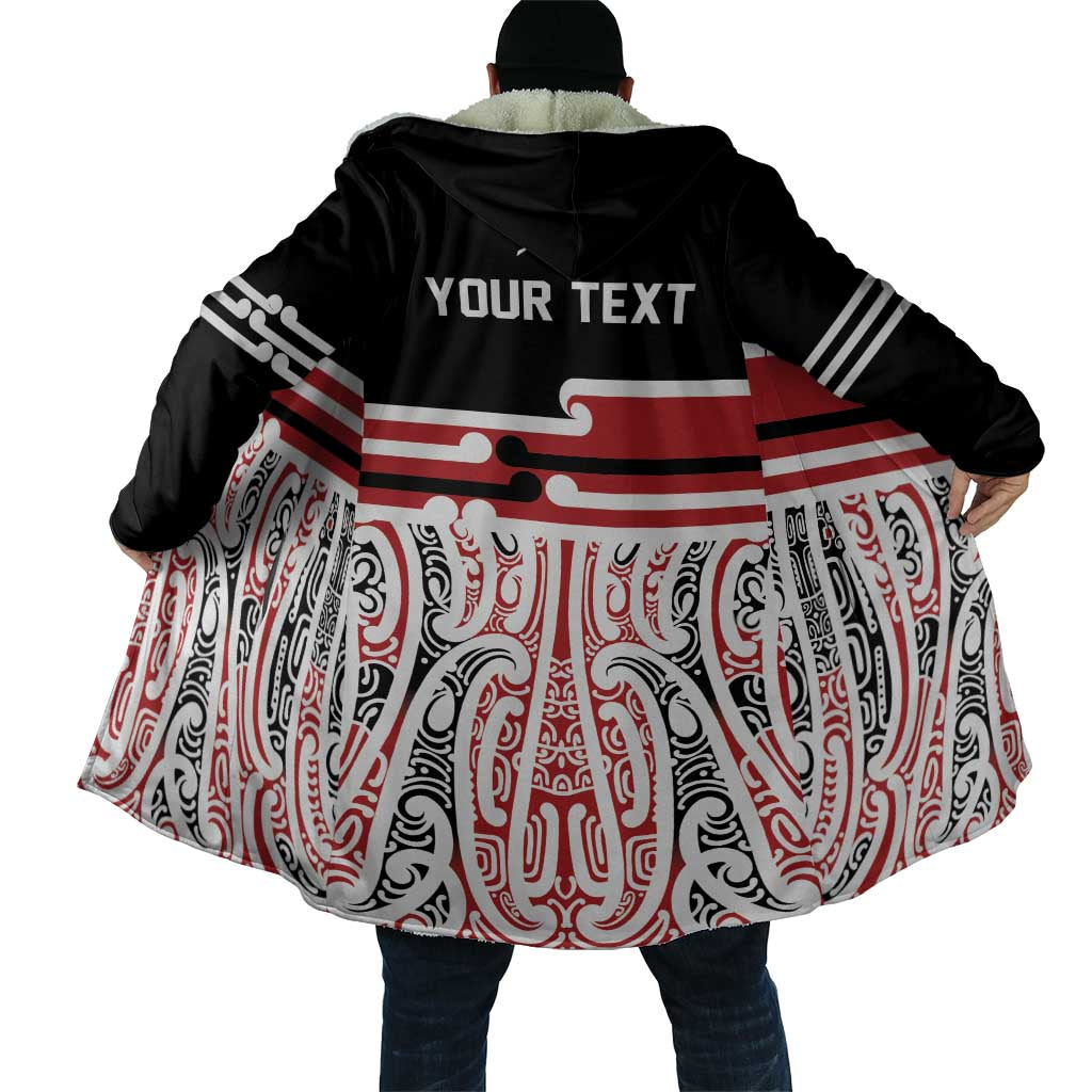 Personalised Toitu Te Tiriti Aotearoa 1840 Cloak Red Kowhaiwhai Puhoro - Aussie Hoodie