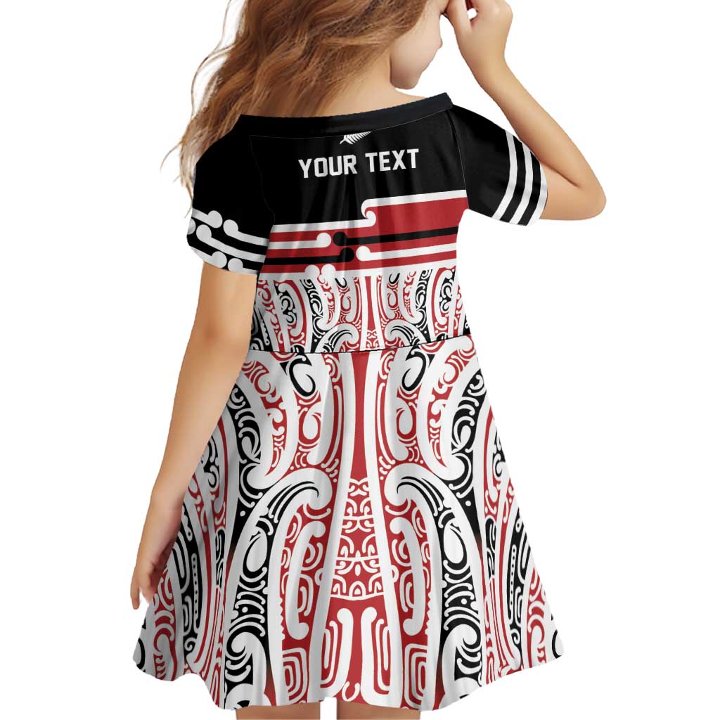 Personalised Toitu Te Tiriti Aotearoa 1840 Family Matching Puletasi and Hawaiian Shirt Red Kowhaiwhai Puhoro - Aussie Hoodie