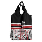 Personalised Toitu Te Tiriti Aotearoa 1840 Grocery Bag Red Kowhaiwhai Puhoro - Aussie Hoodie