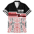Personalised Toitu Te Tiriti Aotearoa 1840 Hawaiian Shirt Red Kowhaiwhai Puhoro - Aussie Hoodie
