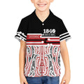 Personalised Toitu Te Tiriti Aotearoa 1840 Kid Hawaiian Shirt Red Kowhaiwhai Puhoro - Aussie Hoodie