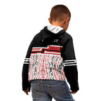 Personalised Toitu Te Tiriti Aotearoa 1840 Kid Hoodie Red Kowhaiwhai Puhoro - Aussie Hoodie