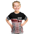 Personalised Toitu Te Tiriti Aotearoa 1840 Kid T Shirt Red Kowhaiwhai Puhoro - Aussie Hoodie