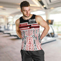 Personalised Toitu Te Tiriti Aotearoa 1840 Men Tank Top Red Kowhaiwhai Puhoro - Aussie Hoodie