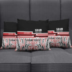 Personalised Toitu Te Tiriti Aotearoa 1840 Pillow Cover Red Kowhaiwhai Puhoro - Aussie Hoodie