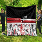 Personalised Toitu Te Tiriti Aotearoa 1840 Quilt Red Kowhaiwhai Puhoro - Aussie Hoodie