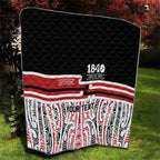 Personalised Toitu Te Tiriti Aotearoa 1840 Quilt Red Kowhaiwhai Puhoro - Aussie Hoodie