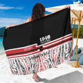 Personalised Toitu Te Tiriti Aotearoa 1840 Sarong Red Kowhaiwhai Puhoro - Aussie Hoodie